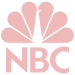 NBC logo in pink